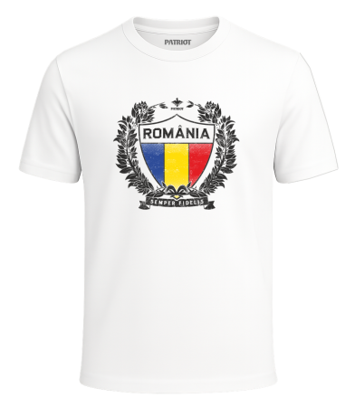 Tricou - Tricou Semper Fidelis Lauri, alb, PAT47