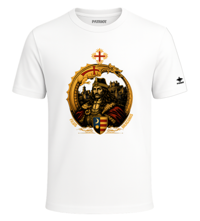 Tricouri - Tricou Vlad, alb, PAT172