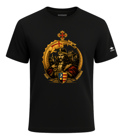 Tricouri - Tricou Vlad, negru, PAT171
