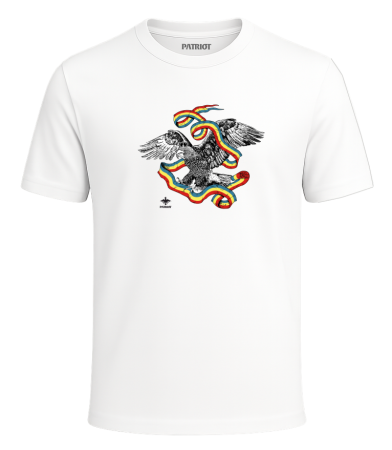 Tricou - Tricou Vultur, alb, PAT79