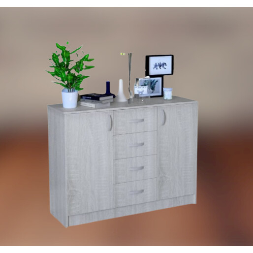 Comoda M03 dormitor si hol, Ideal Mobila, culoare Stejar inchis/Stejar deschis [3]