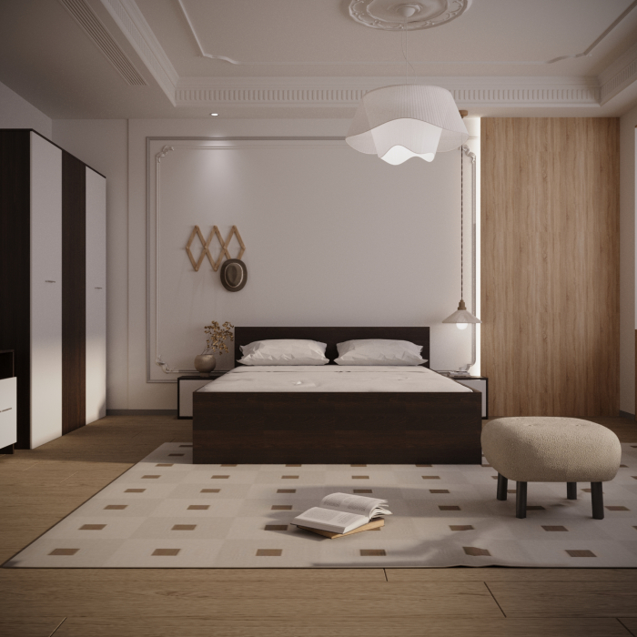 Dormitor Lavinia Wenge&Alb [3]