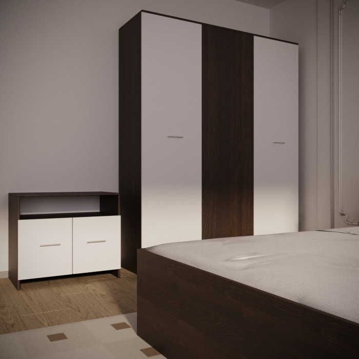 Dormitor Lavinia Wenge&Alb [4]