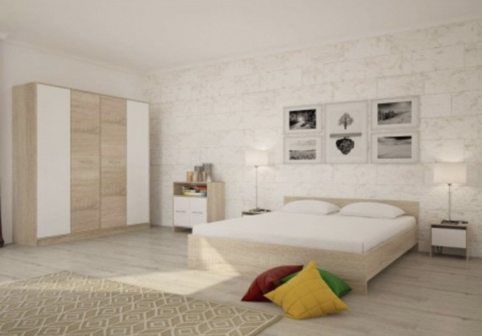 Dormitor Luca Sonoma&Alb [2]