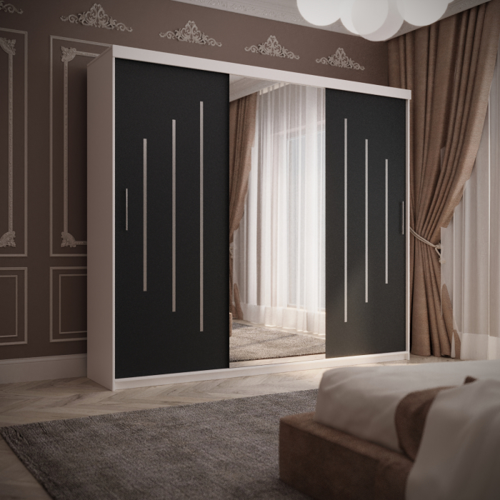 Dressing Venus Space 230*200 Cu Oglinda Alb&Antracit, [2]