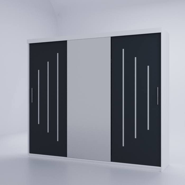 Dressing Venus Space 230*200 Cu Oglinda Alb&Antracit, [4]