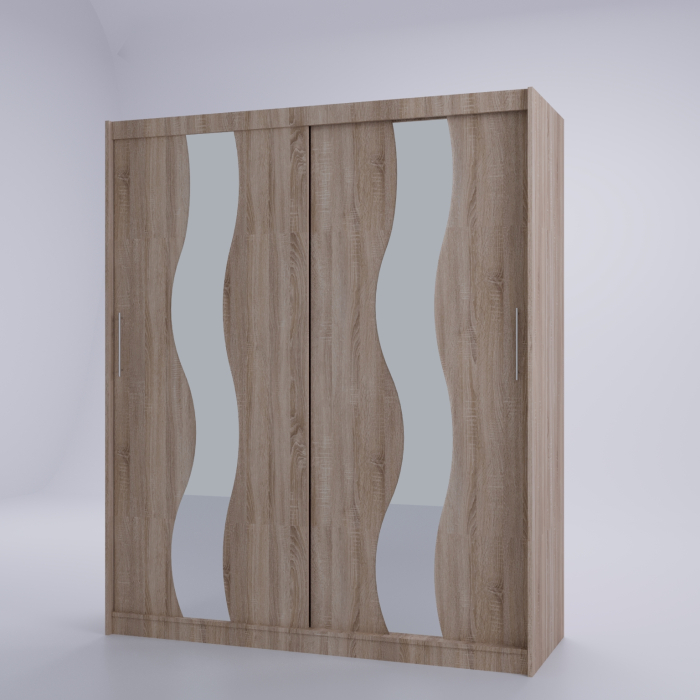 Dulap Globus 2 Usi cu Oglinda Sonoma 200* [4]