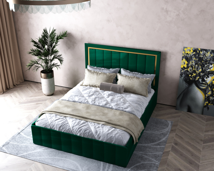 Pat Elegance Tapitat Verde 160x200 [2]