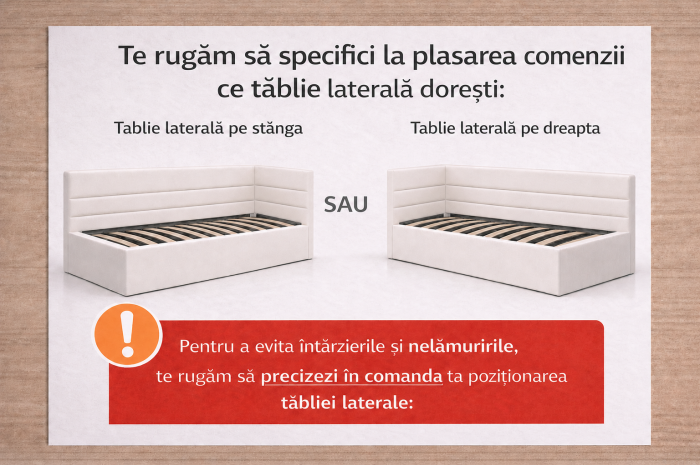 Pat Tapitat Caraibe cu Somiera Rabatabila si Lada de depozitare [2]