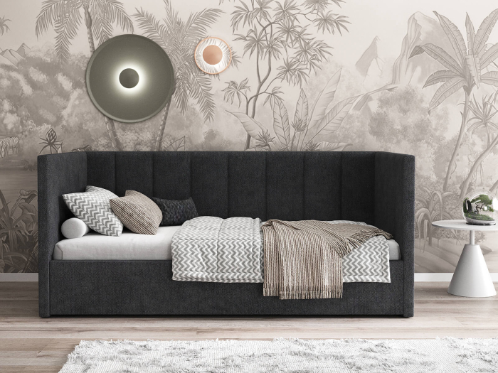 Pat tapitat  LOLA cu Somiera Rabatabilă [5]