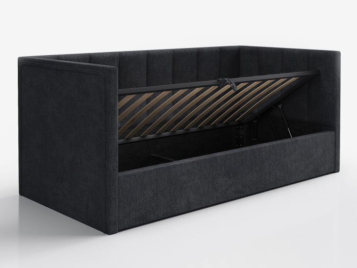 Pat tapitat  LOLA cu Somiera Rabatabilă [4]