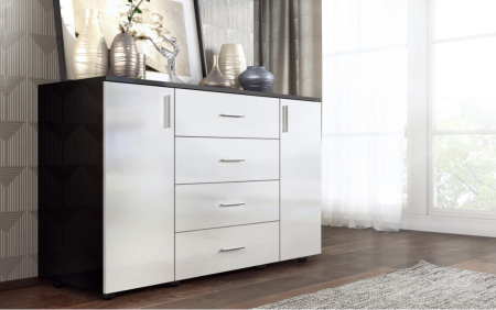 Comode - Comoda Villy Wenge&Alb