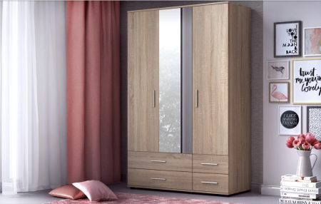 Dulapuri - Dulap Oscar 3 Usi Sonoma