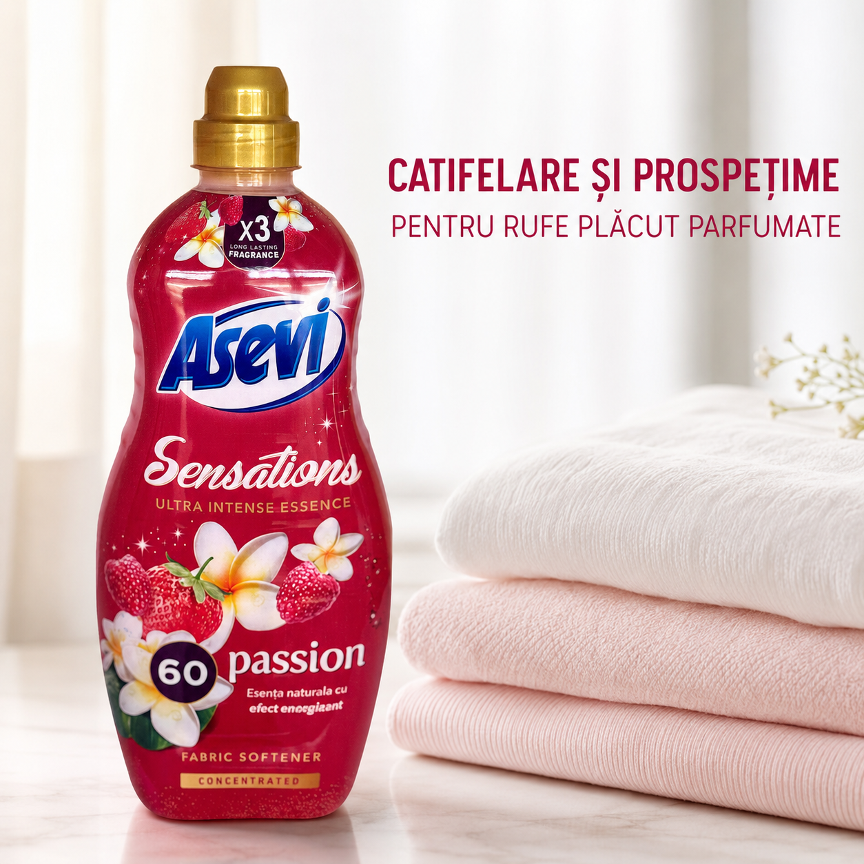 Asevi Sensations Passion Balsam Rufe Concentrat 1,44 L 60 Spălări [6]