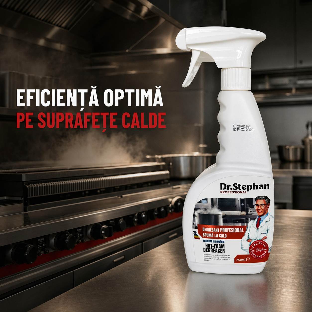 Degresant profesional spumă-la-cald Dr. Stephan 750 ml [5]