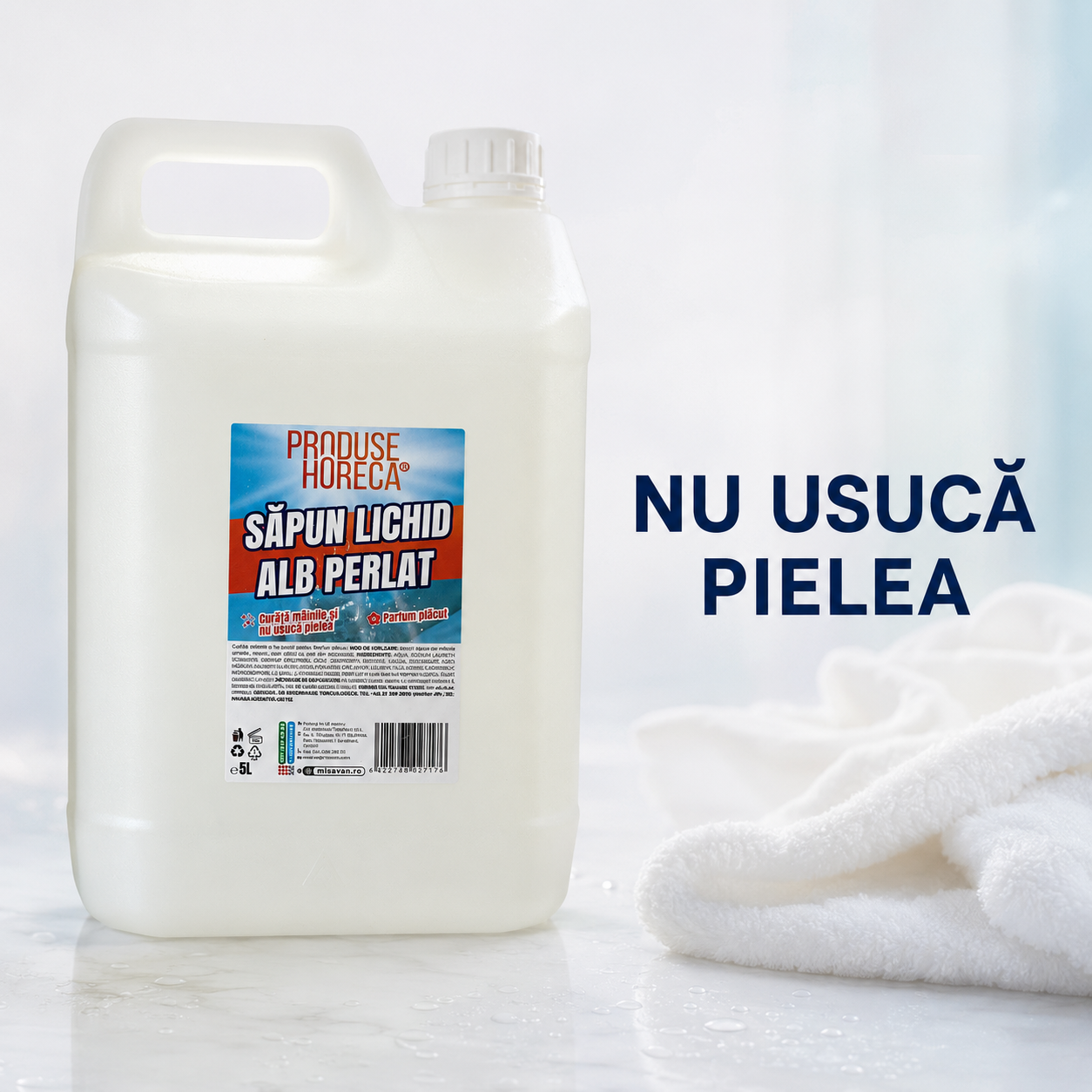 Săpun lichid alb perlat Misavan Produse Horeca 5 L [4]