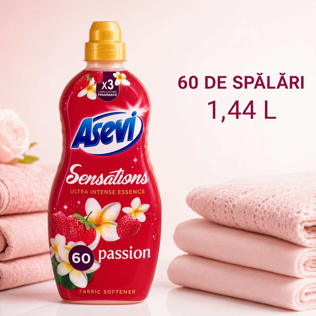 Asevi Sensations Passion Balsam Rufe Concentrat 1,44 L 60 Spălări [3]