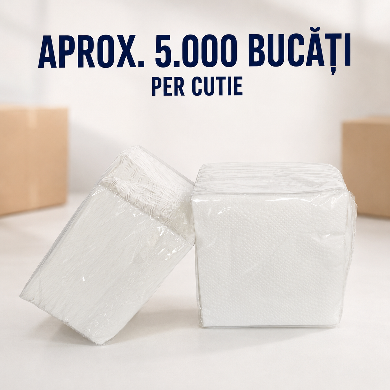 Șervețele de masă vrac Misavan tip lat 25x25 cm 1 strat aproximativ 5000 bucăți [4]