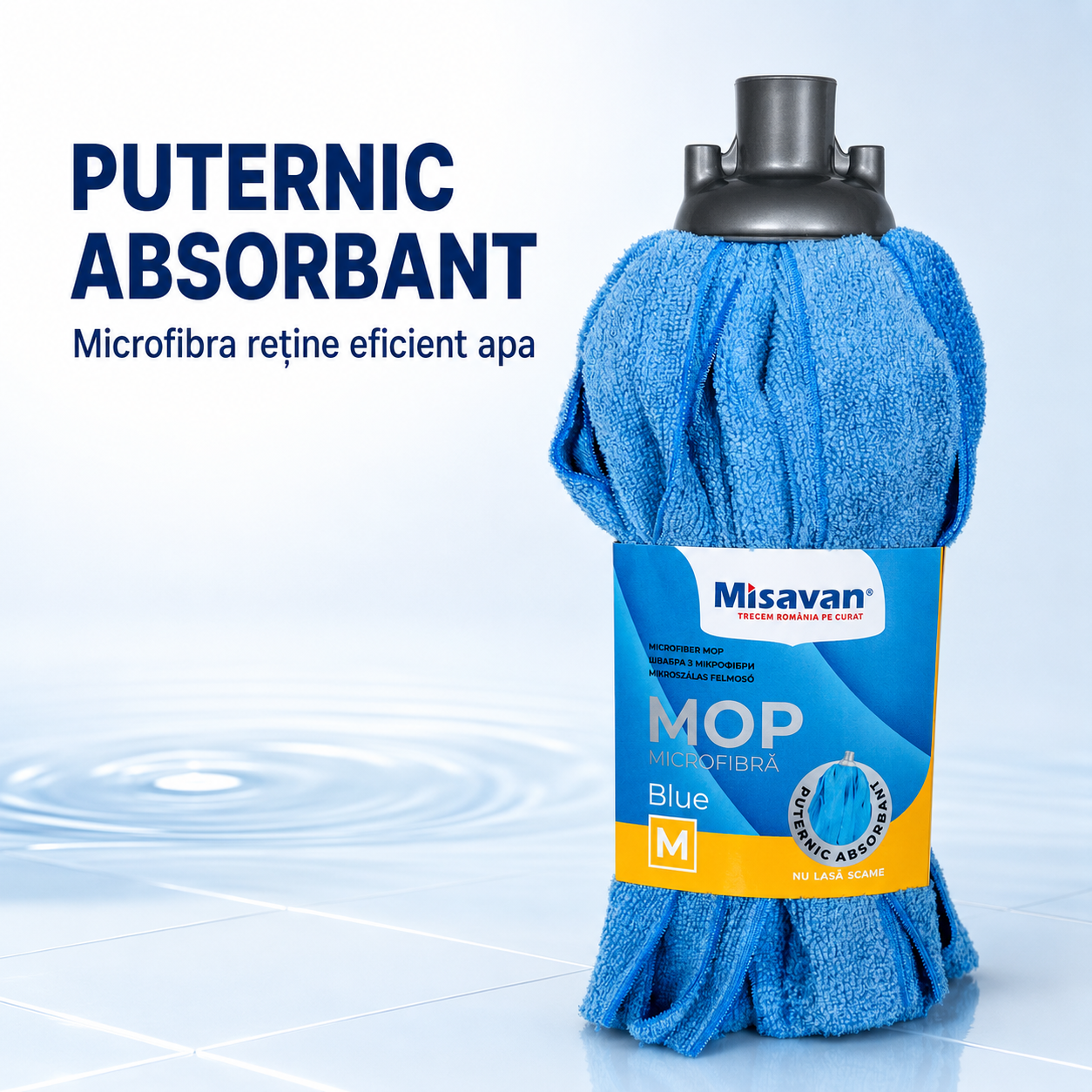 Misavan Mop din microfibră Blue, mărimea M [3]