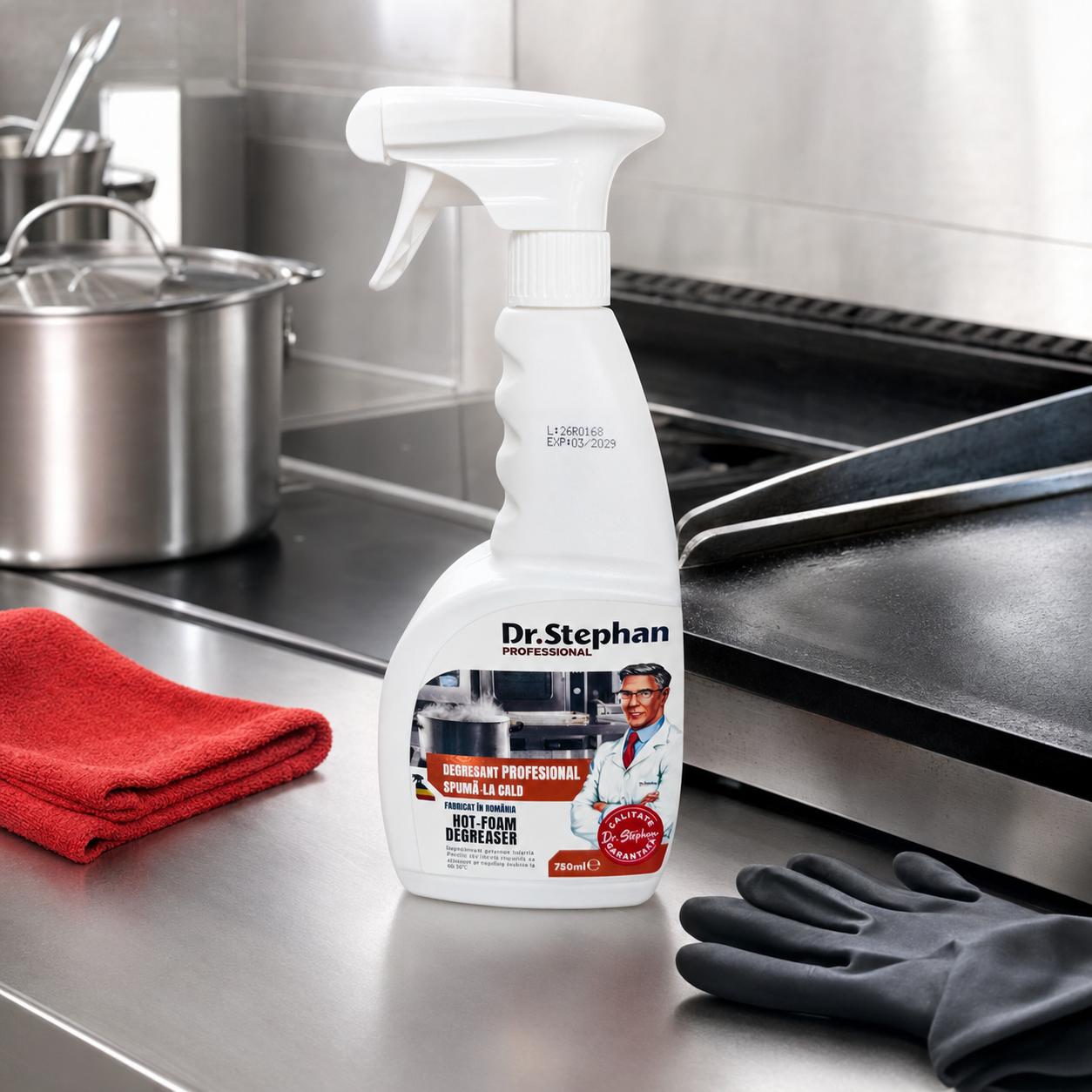 Degresant profesional spumă-la-cald Dr. Stephan 750 ml [2]