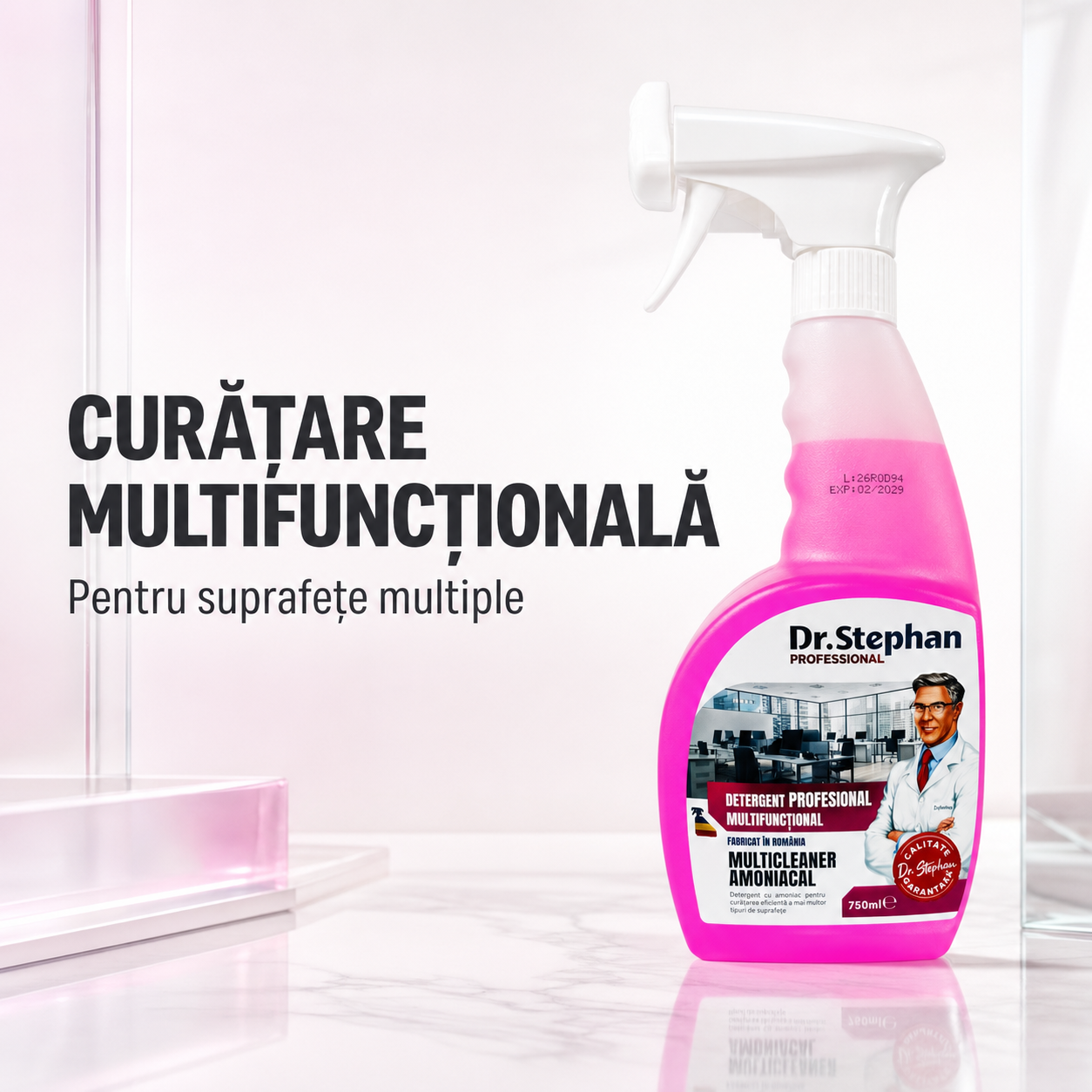 Dr. Stephan Professional Multicleaner Amoniacal 750 ml [3]