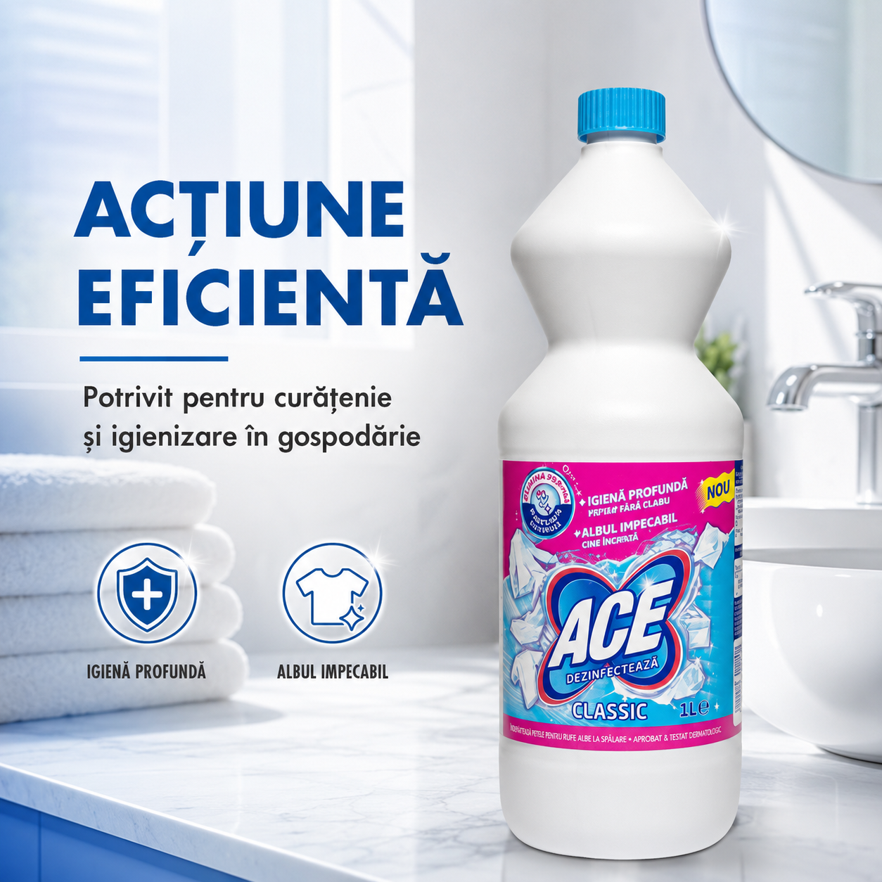 ACE Classic Înălbitor Gel cu Clor 1 L [6]