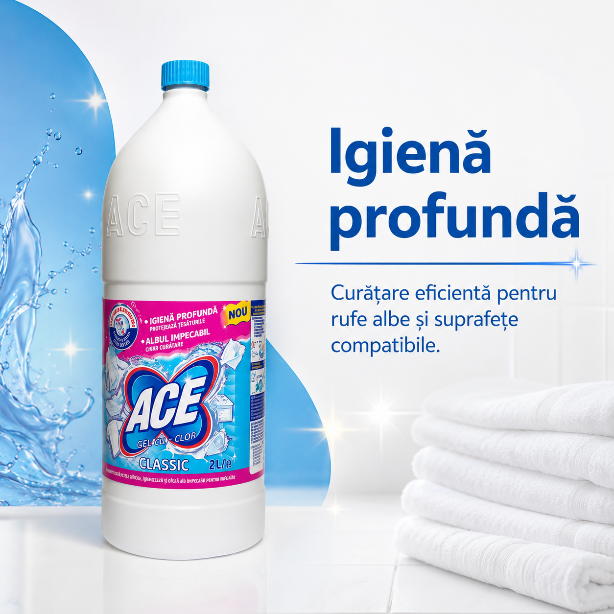 ACE Classic Înălbitor Gel cu Clor 2 L [4]