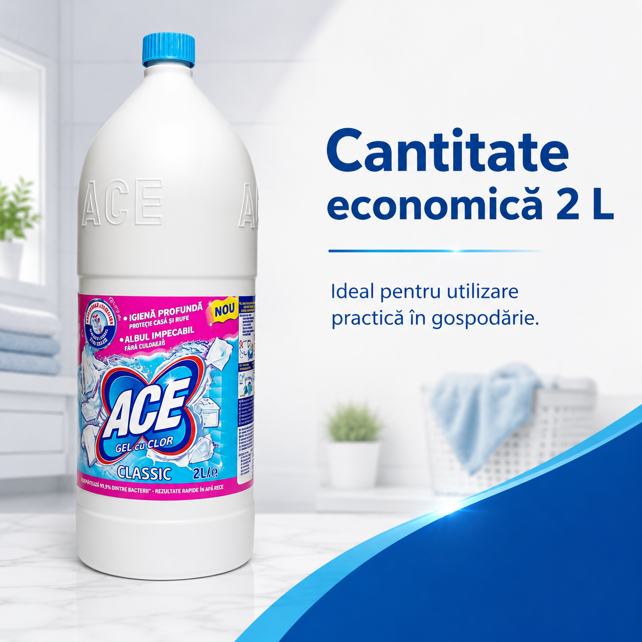 ACE Classic Înălbitor Gel cu Clor 2 L [6]