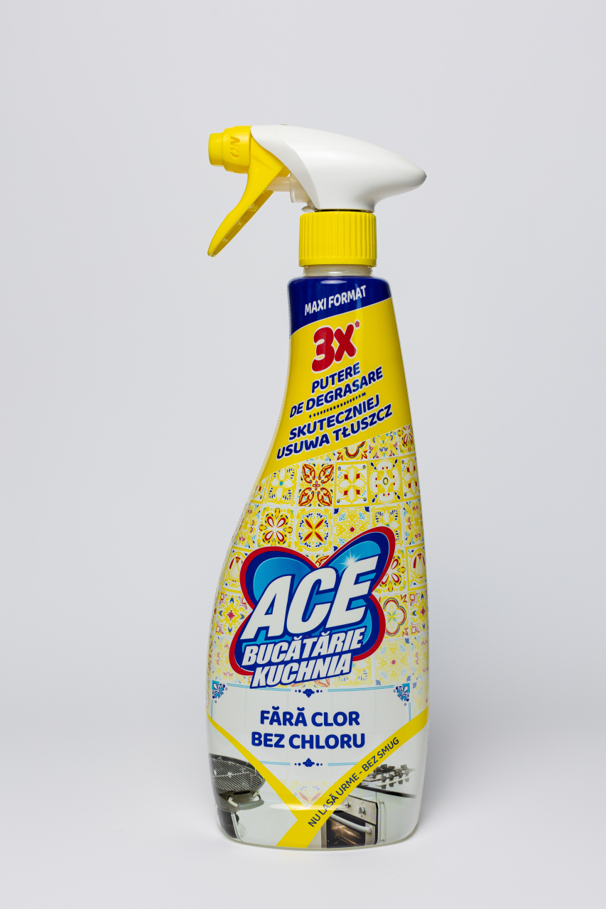 Ace Spray, degresant, pentru bucatarie fara clor, 750 ml [2]