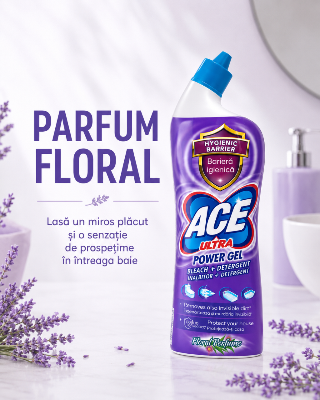 ACE Ultra Power Gel Înălbitor și Degresant Floral 750 ml [6]