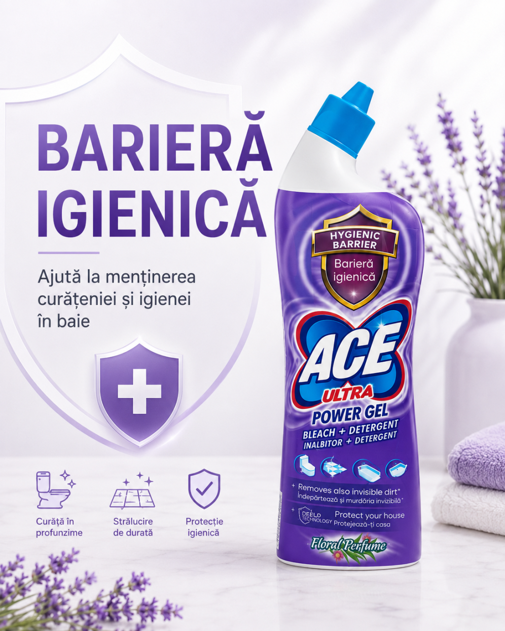 ACE Ultra Power Gel Înălbitor și Degresant Floral 750 ml [3]