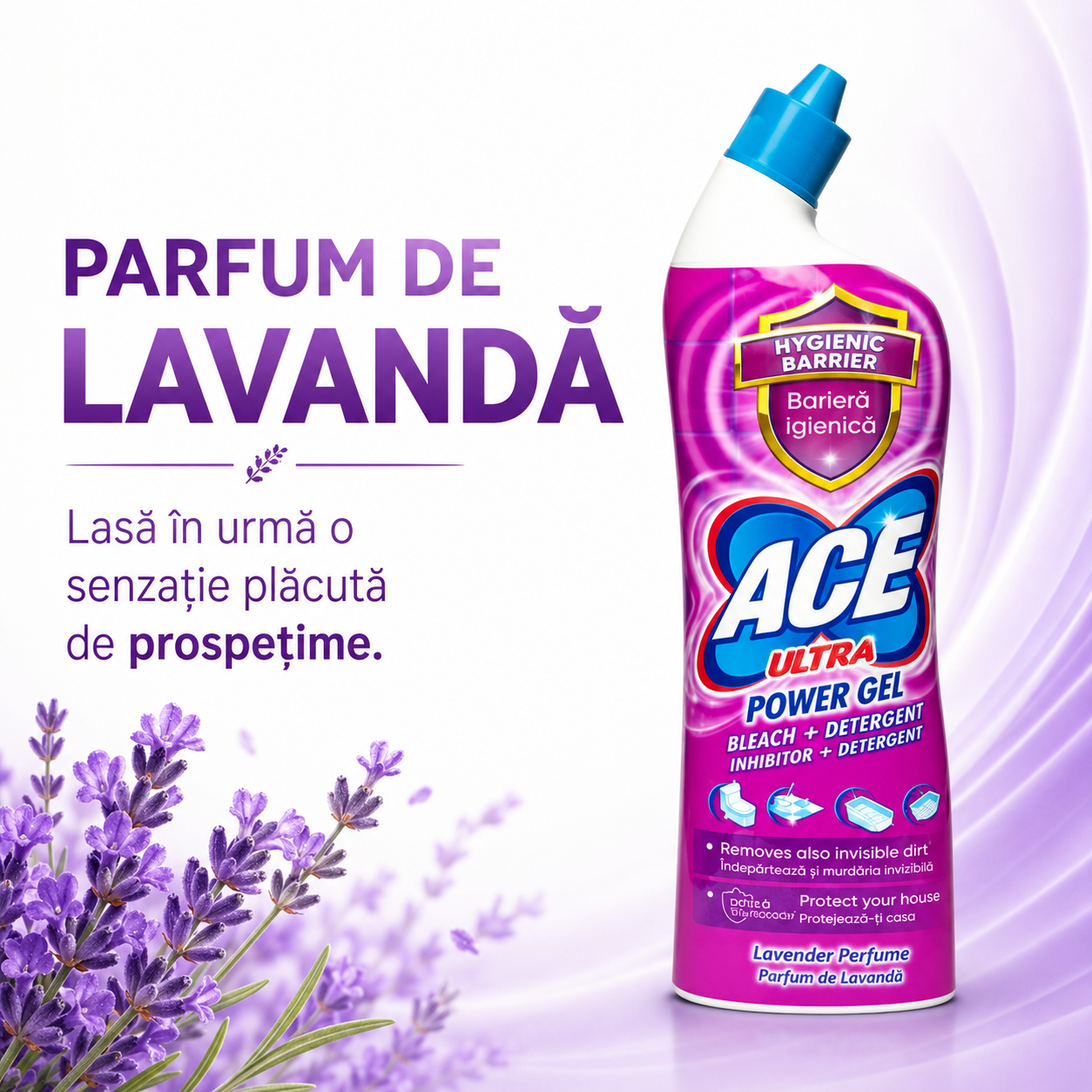 ACE Ultra Power Gel Înălbitor și Degresant Lavandă 750 ml [6]