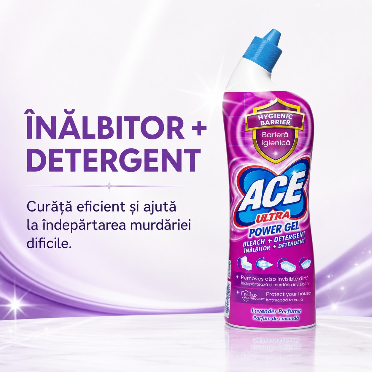 ACE Ultra Power Gel Înălbitor și Degresant Lavandă 750 ml [4]