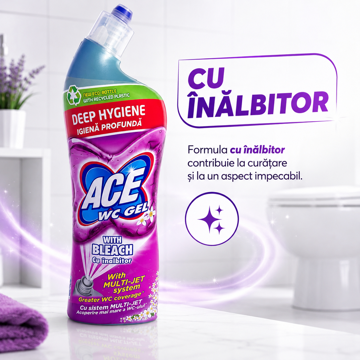 ACE WC Gel Deep Hygiene cu Înălbitor 700 ml [4]