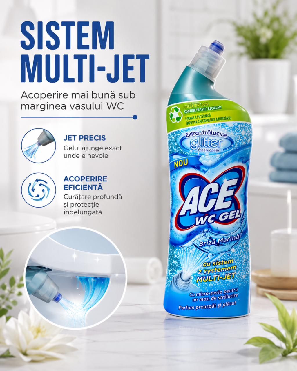 ACE WC Glitter Gel Decalcifiant Briză Marină 700 ml [3]