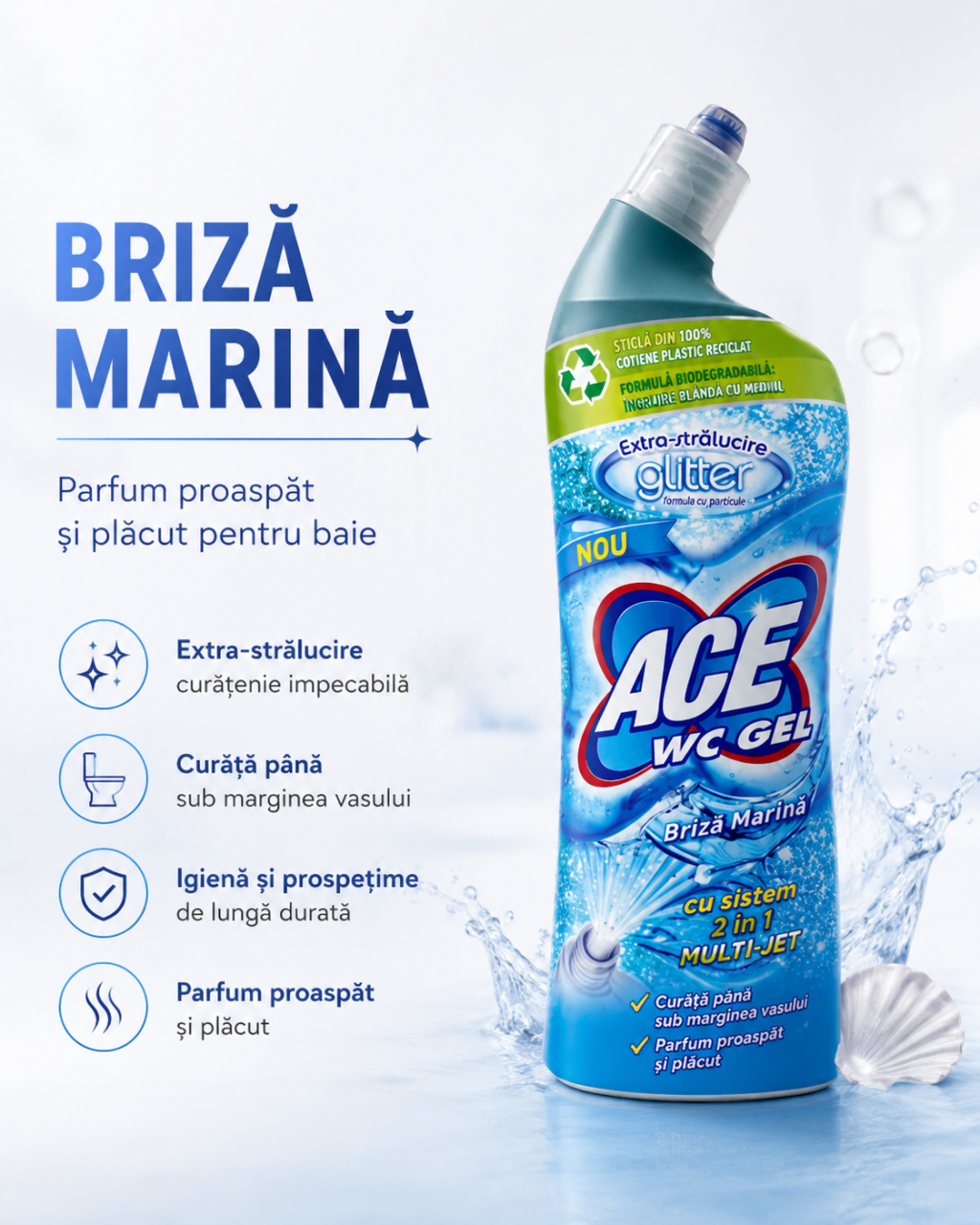 ACE WC Glitter Gel Decalcifiant Briză Marină 700 ml [4]