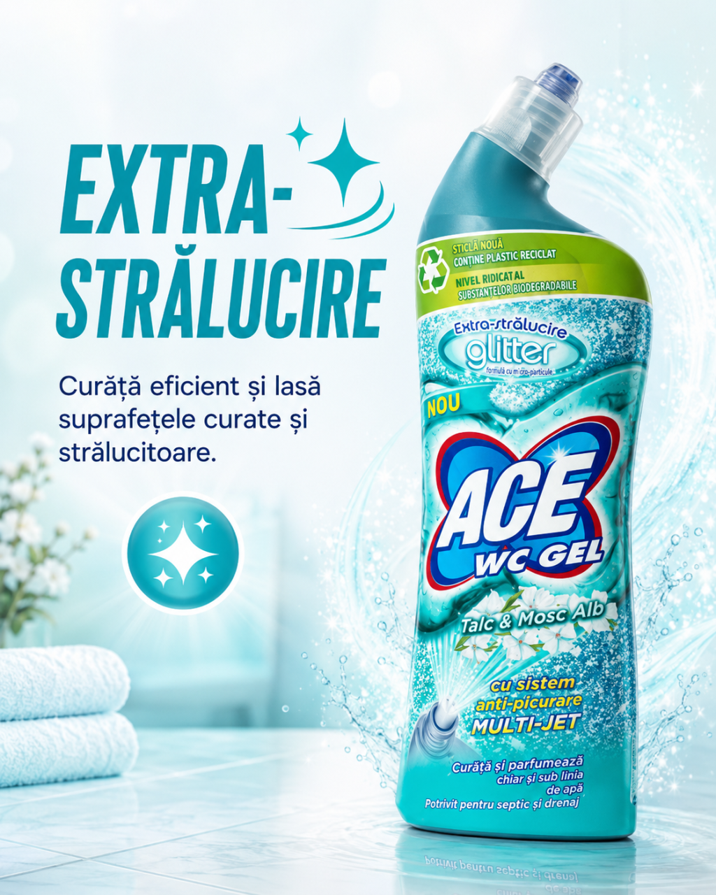 ACE WC Glitter Gel Decalcifiant Talc si Mosc Alb 700 ml [3]