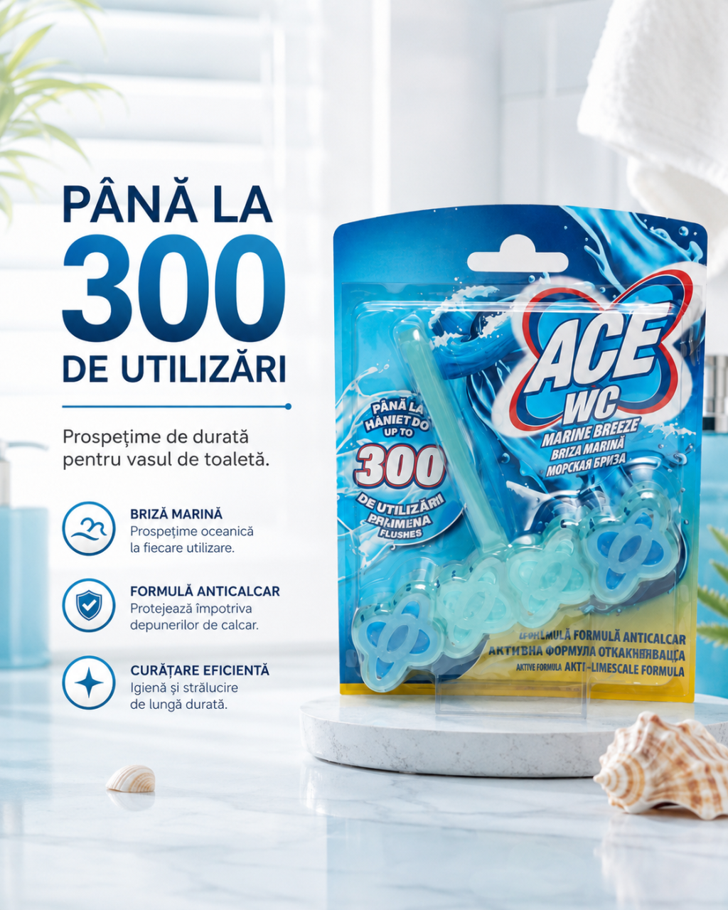 ACE WC Odorizant Toaletă Briză Marină 48 g [3]