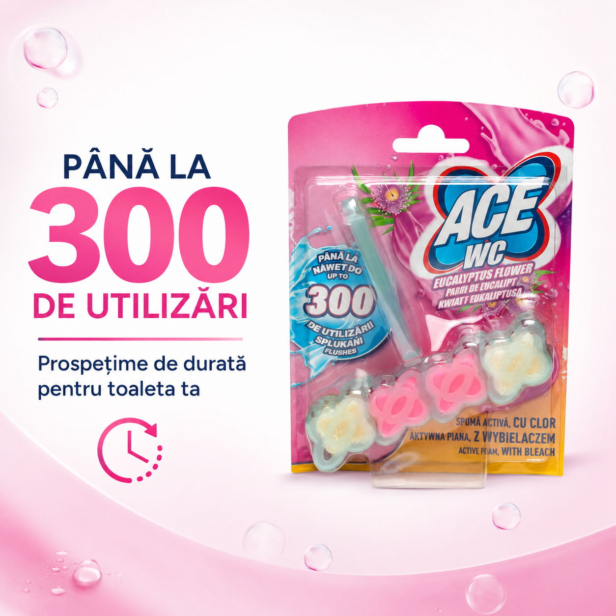 ACE WC Odorizant Toaletă Flori de Eucalipt 48 g [3]
