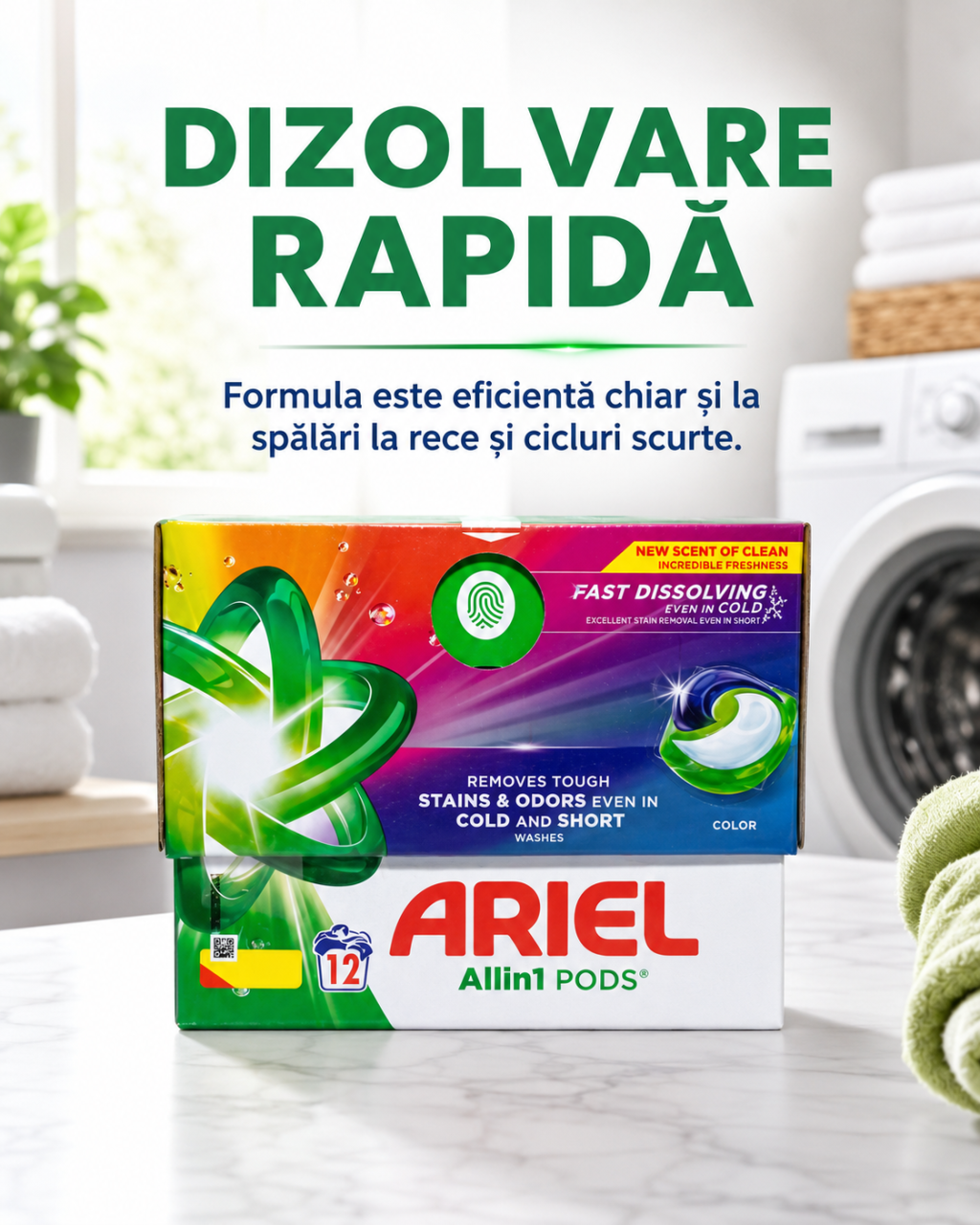 Ariel All in 1 Pods Color Detergent Capsule Rufe 12 Capsule [5]