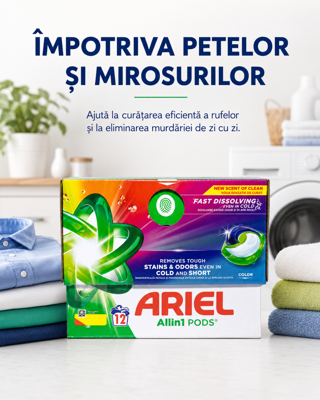 Ariel All in 1 Pods Color Detergent Capsule Rufe 12 Capsule [4]