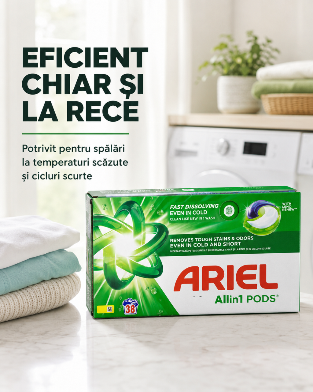 Ariel All in 1 Pods Mountain Spring Detergent Capsule Rufe 38 Capsule [5]