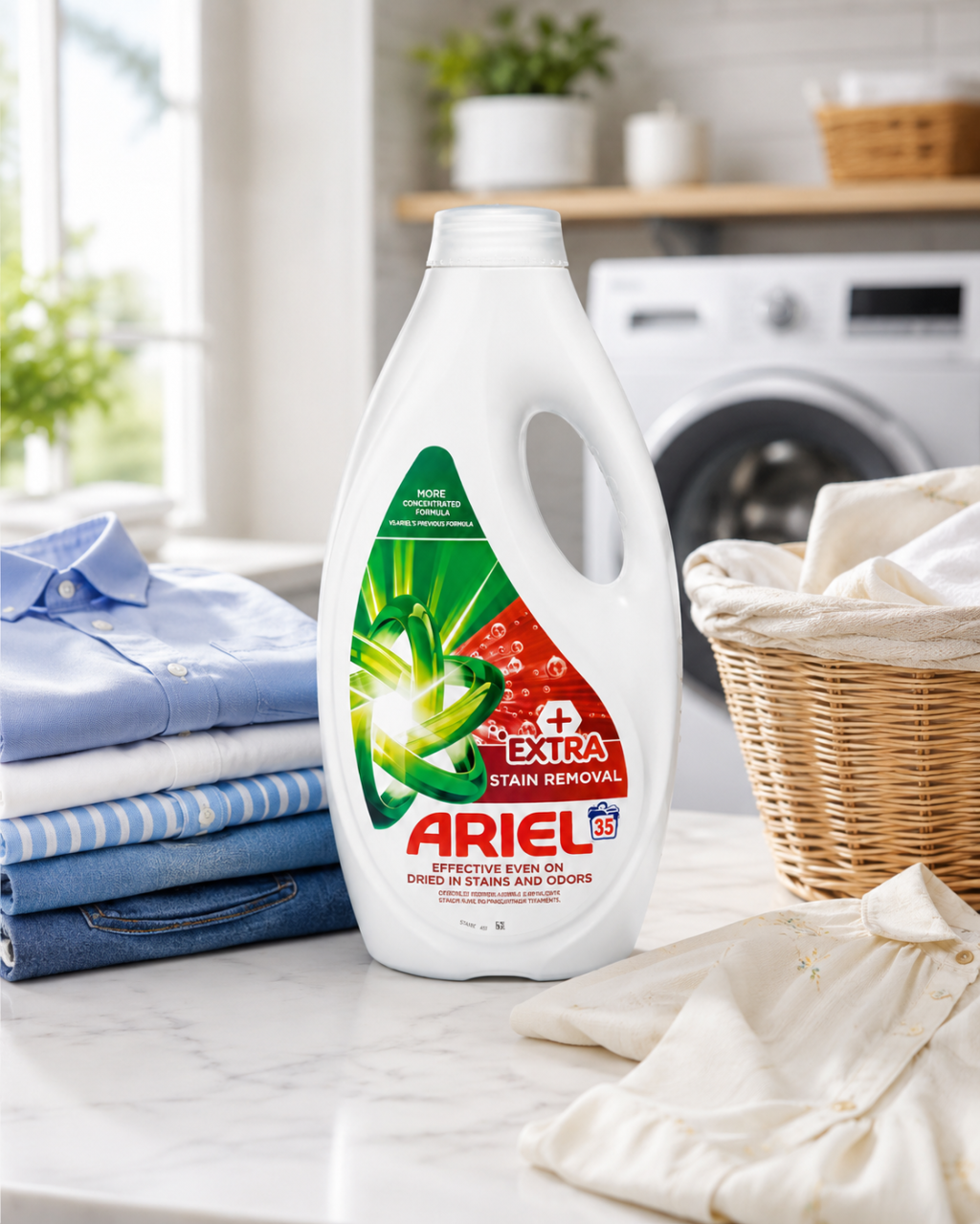 Ariel Extra Stain Removal Detergent Automat de Rufe Lichid 35 Spalari 1.575 L [2]