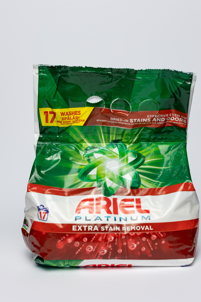 Ariel Extra Stain Removal, detergent automat de rufe, pudra, 17 spalari, 1.105 kg [2]