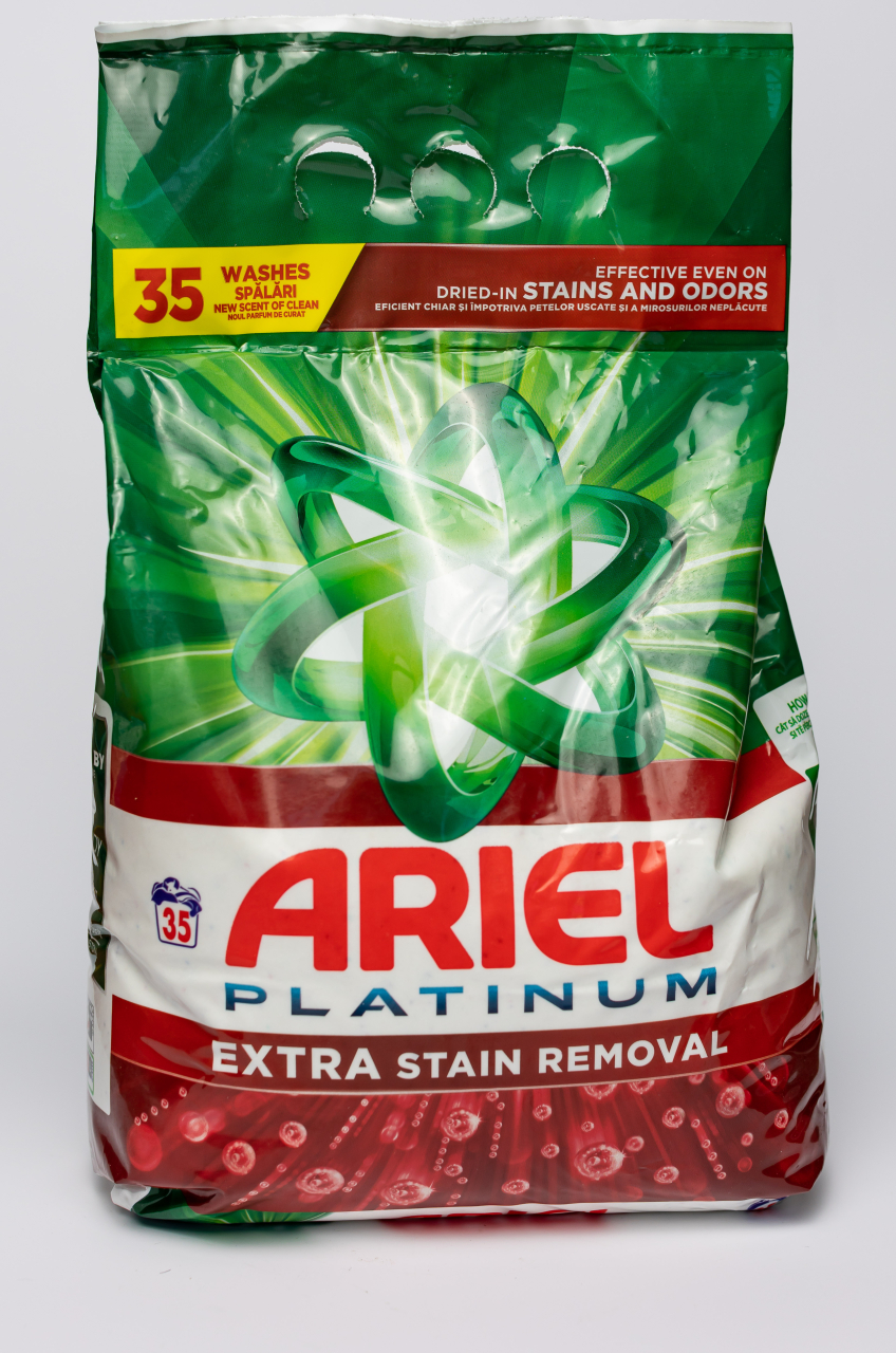 Ariel Extra Stain Removal, detergent automat de rufe, pudra, 35 spalari, 2.27 kg [2]