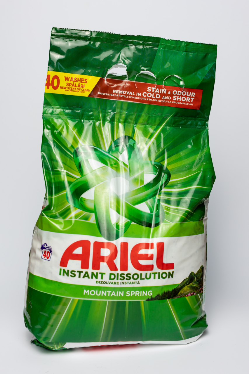 Ariel Mountain Spring, detergent automat de rufe, pudra, 40 spalari, 2.6 kg [2]