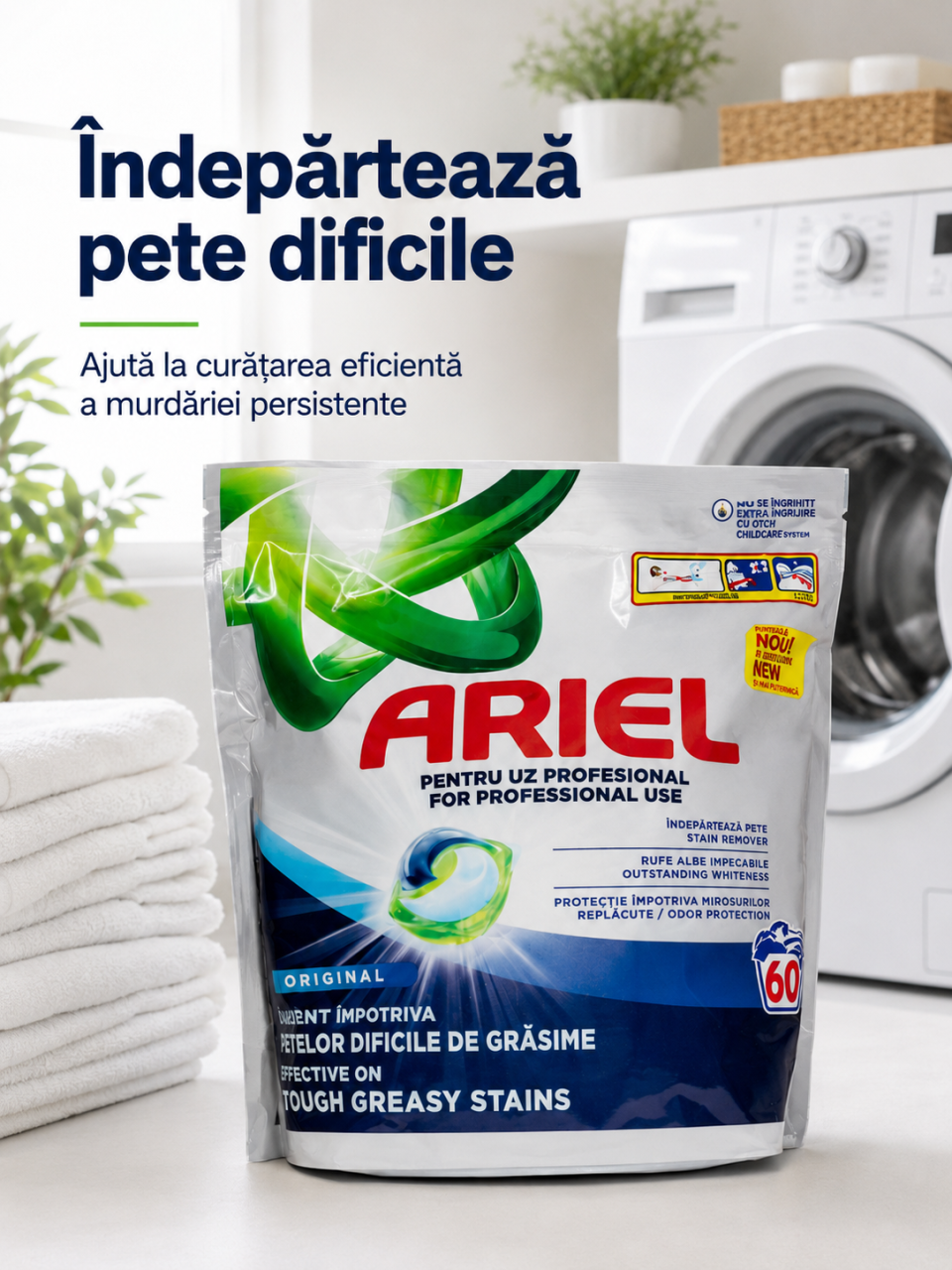 Ariel Professional Original Detergent Capsule Rufe 60 Capsule [4]