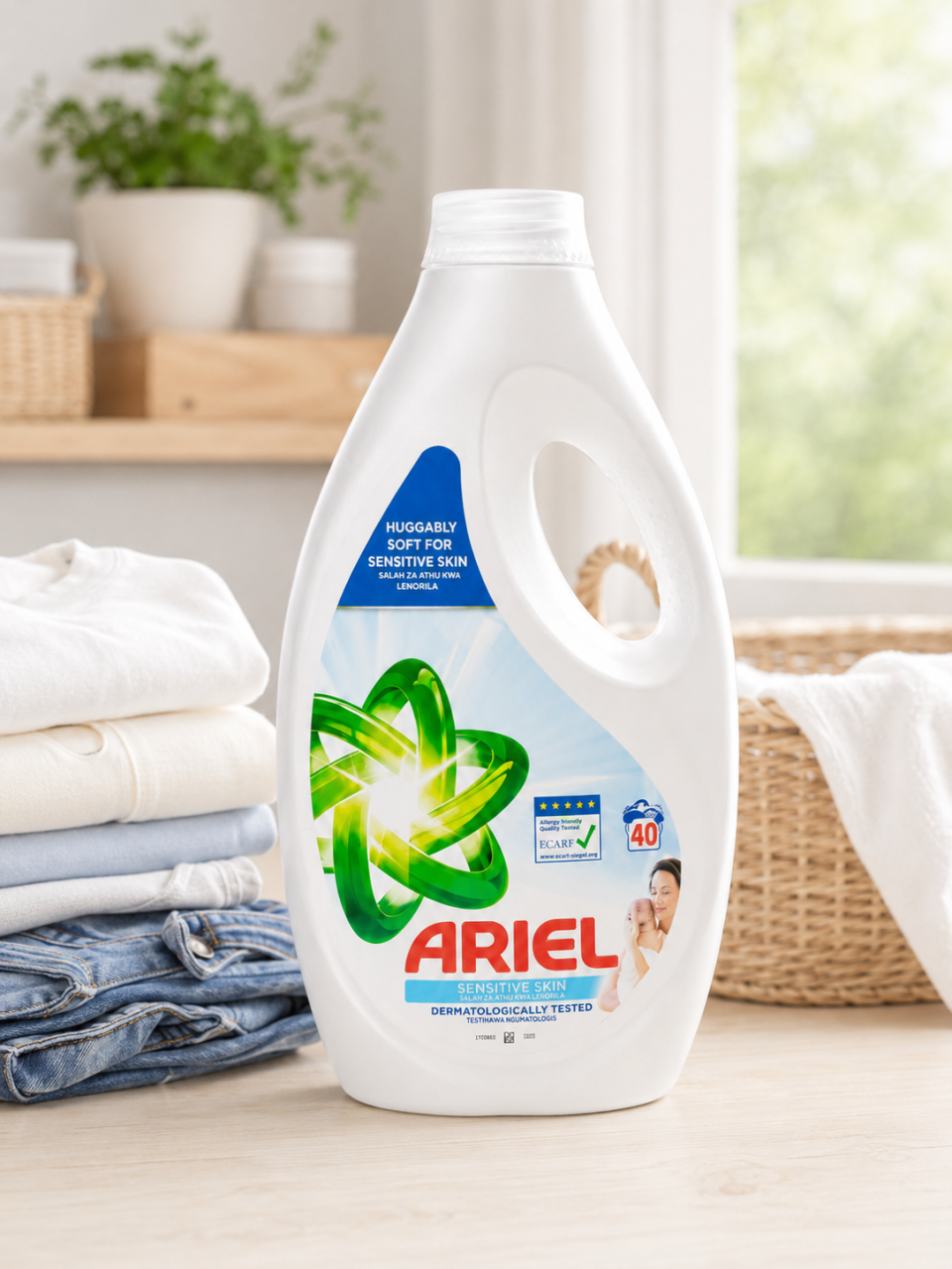 Ariel Sensitive Skin Detergent Automat de Rufe Lichid 40 Spalari 1.8 L [2]