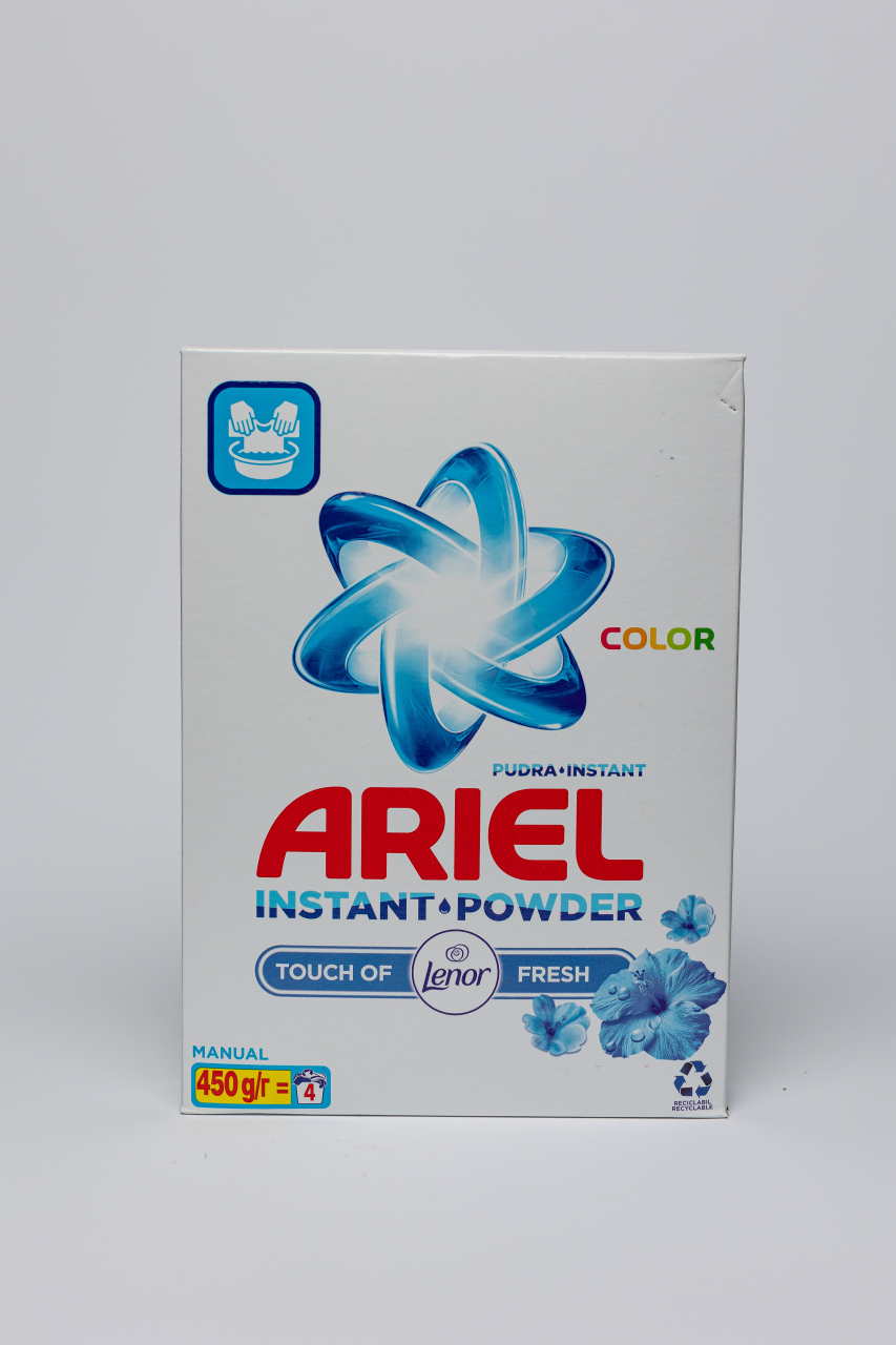 Ariel Touch of Lenor Fresh, detergent manual de rufe, pudra, 450 g [2]