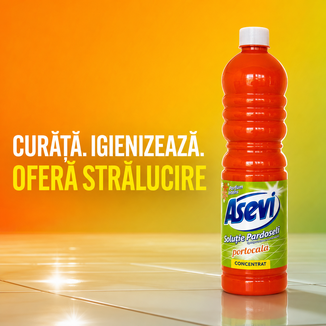 Asevi Portocală Soluție Concentrată Pardoseli Parfum Citrice 1 L [3]